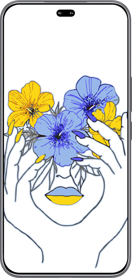 Силиконовый чехол Девушка v4 для Huawei Honor 400 PRO 5G - 5276u-4036 изображение 