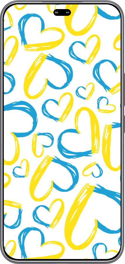 Силиконовый чехол Сердца UA для Huawei Honor 400 PRO 5G - 5292u-4036 изображение 