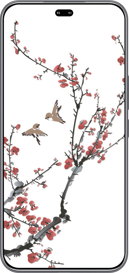 Силіконовий чехол Сакура v2 для Huawei Honor 400 PRO 5G - 5538u-4036 изображение 