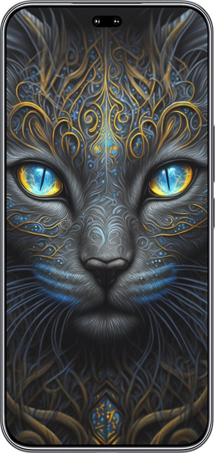 Силиконовый чехол Кошка для Huawei Honor 400 PRO 5G - 5548u-4036 изображение 