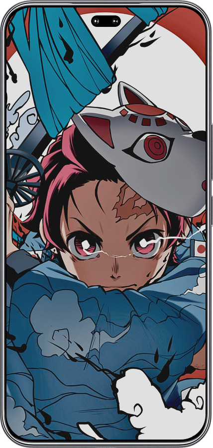 Силиконовый чехол Танджиро Камадо для Huawei Honor 400 PRO 5G - 5574u-4036 изображение 