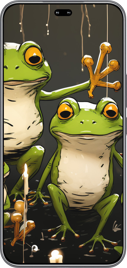 Силиконовый чехол Жабки 2 для Huawei Honor 400 PRO 5G - 5657u-4036 изображение 