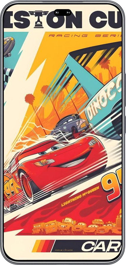 Силиконовый чехол Тачки для Huawei Honor 400 PRO 5G - 6288u-4036 изображение 