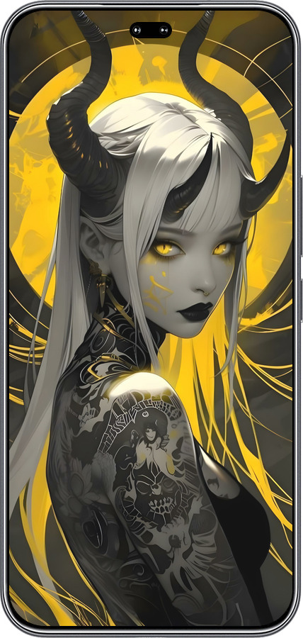 Силиконовый чехол Аниме демон 2 для Huawei Honor 400 PRO 5G - 6309u-4036 изображение 