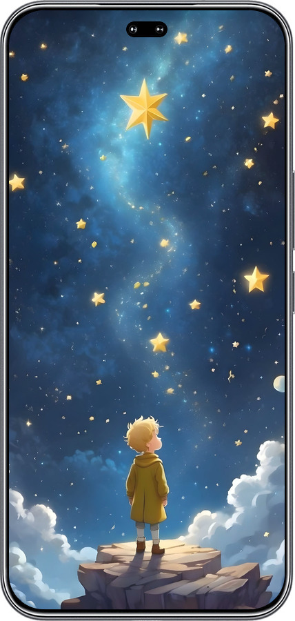 Силиконовый чехол Маленький принц для Huawei Honor 400 PRO 5G - 6326u-4036 изображение 