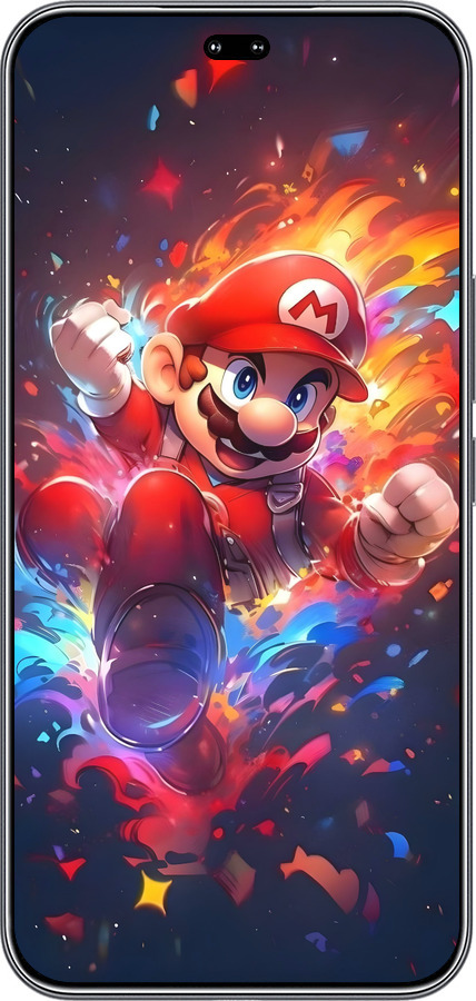 Силиконовый чехол Супер Марио для Huawei Honor 400 PRO 5G - 6342u-4036 изображение 