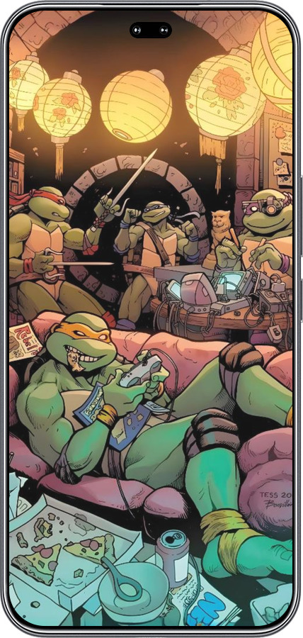 Силиконовый чехол Черепашки нинзя для Huawei Honor 400 PRO 5G - 6346u-4036 изображение 