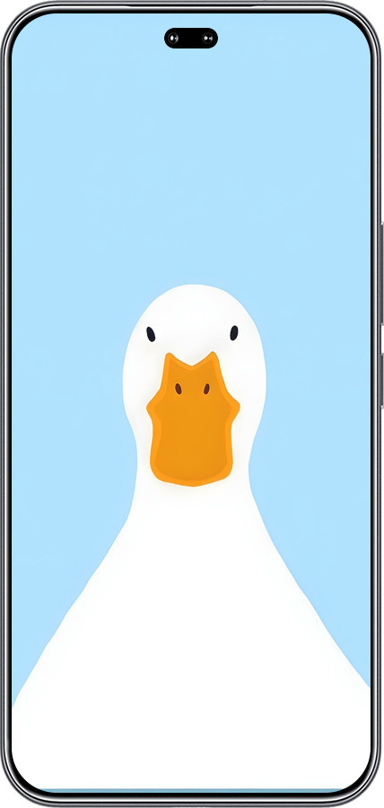 Силиконовый чехол Гусь для Huawei Honor 400 PRO 5G - 6350u-4036 изображение 