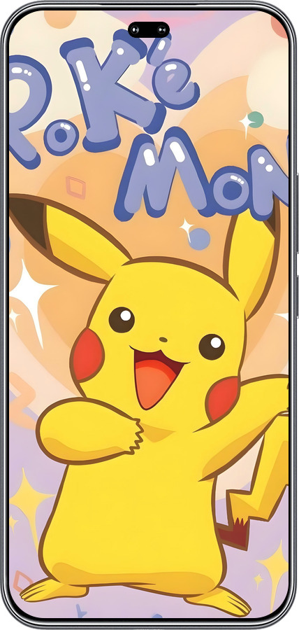 Силиконовый чехол Пикачу для Huawei Honor 400 PRO 5G - 6383u-4036 изображение 