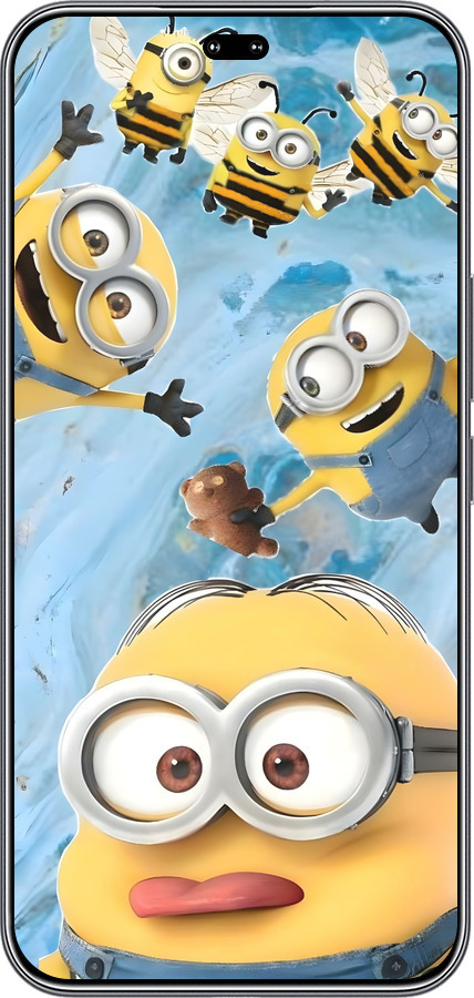 Силиконовый чехол Миньоны для Huawei Honor 400 PRO 5G - 6386u-4036 изображение 