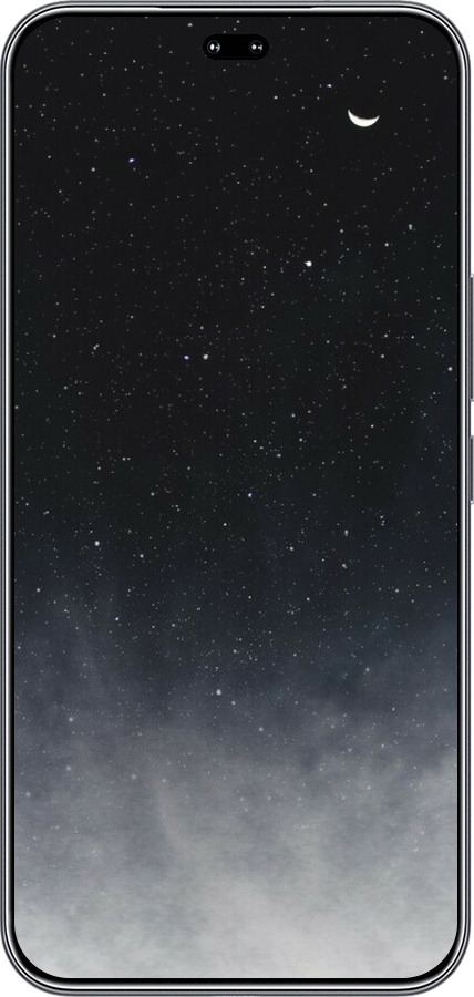 Силиконовый чехол Сині хмари, Синій місяць для Huawei Honor 400 PRO 5G - 6396u-4036 изображение 