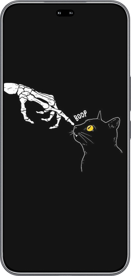 Силиконовый чехол Кошка для Huawei Honor 400 PRO 5G - 6505u-4036 изображение 