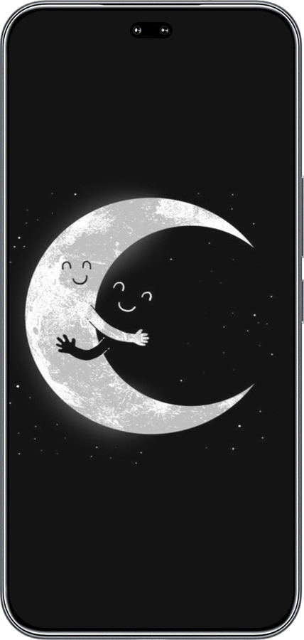 Силиконовый чехол Лунные объятия для Huawei Honor 400 PRO 5G - 6508u-4036 изображение 