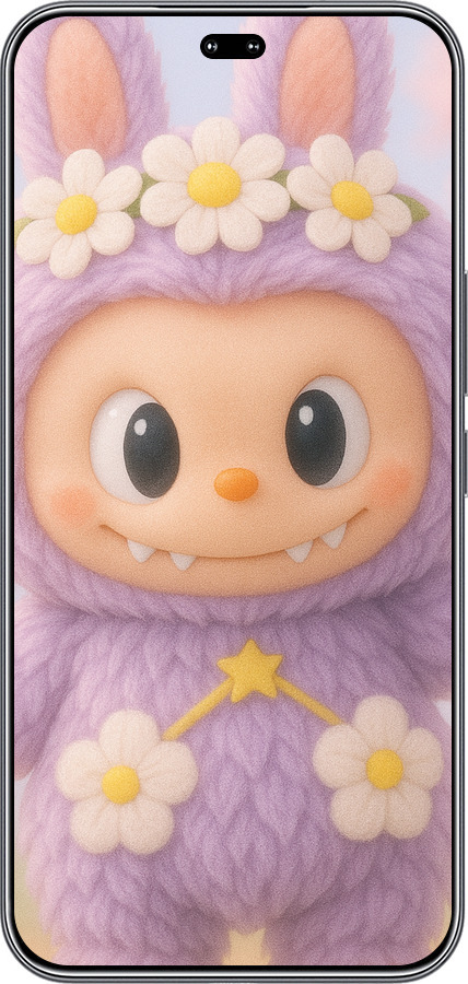 Силиконовый чехол Лабубу 1 для Huawei Honor 400 PRO 5G - 6709u-4036 изображение 