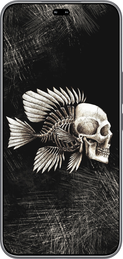 Силиконовый чехол Рыбо-человек для Huawei Honor 400 PRO 5G - 683u-4036 изображение 