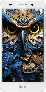 Силиконовый чехол Сова v2 для Huawei Honor 5A - 5649u-456 изображение 