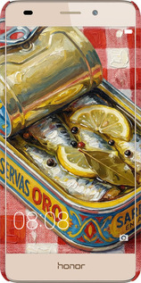 3D пластиковый матовый чехол Vintage Sardine Tin Phone для Huawei GT3 - 6772m-472 изображение 