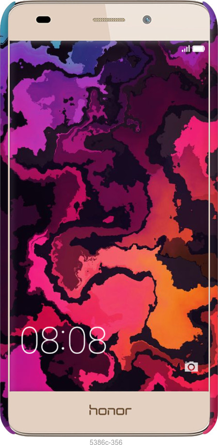 3D пластиковый матовый чехол № 5386 для Huawei Honor 5C - 5386m-356 изображение 