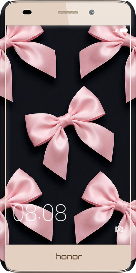 3D пластиковый матовый чехол Coquette Ribbons Dark Coquette для Huawei GT3 - 6767m-472 изображение 