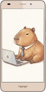 2D пластиковый чехол Funny Capybara CEO Working для Huawei GT3 - 6777t-472 изображение 