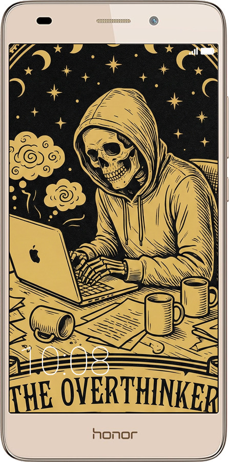 2D пластиковый чехол The Overthinker для Huawei GT3 - 6774t-472 изображение 