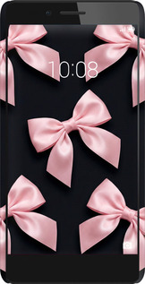 3D пластиковый матовый чехол Coquette Ribbons Dark Coquette для Huawei Honor 5X - 6767m-176 изображение 