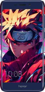 3D пластиковый матовый чехол Наруто для Huawei Honor 6C Pro - 6274m-1358 изображение 