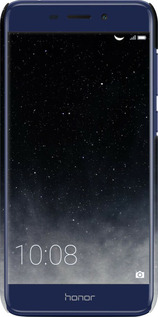 3D пластиковий глянцевий чехол Голубые облака, Голубая луна для Huawei Honor 6C Pro - 6396c-1358 изображение 
