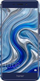 3D пластиковый матовый чехол Liquid Chrome для Huawei Honor 6C Pro - 6781m-1358 изображение 