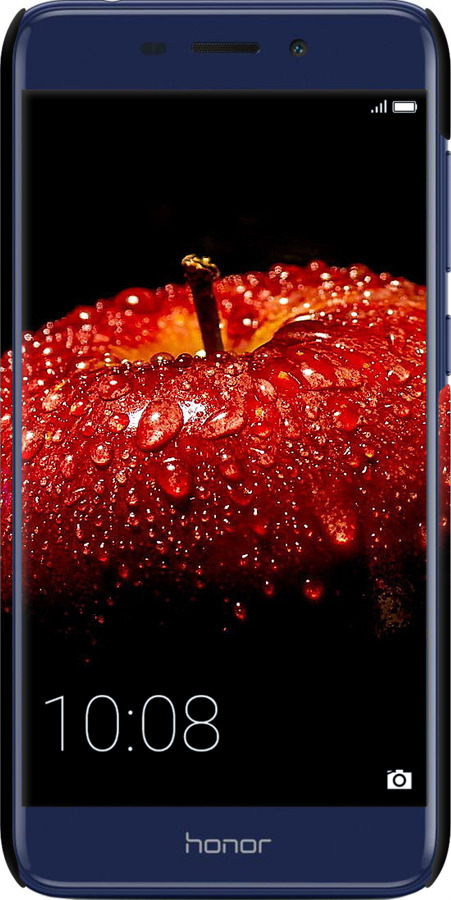 3D пластиковий матовий чехол Яблуко для Huawei Honor 6C Pro - 6022m-1358 изображение 
