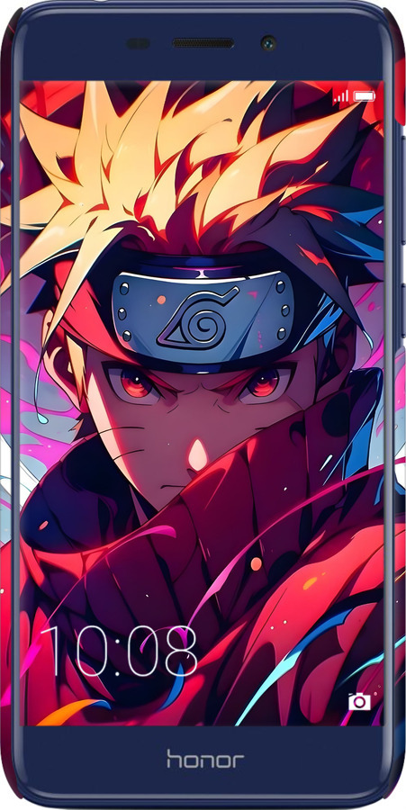 3D пластиковый матовый чехол Наруто для Huawei Honor 6C Pro - 6274m-1358 изображение 