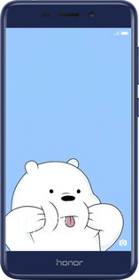 Силіконовий чехол Милий ведмедик для Huawei Honor 6C Pro - 6357u-1358 изображение 