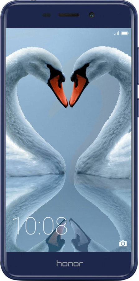 Силиконовый чехол Лебеди для Huawei Honor 6C Pro - 6007u-1358 изображение 