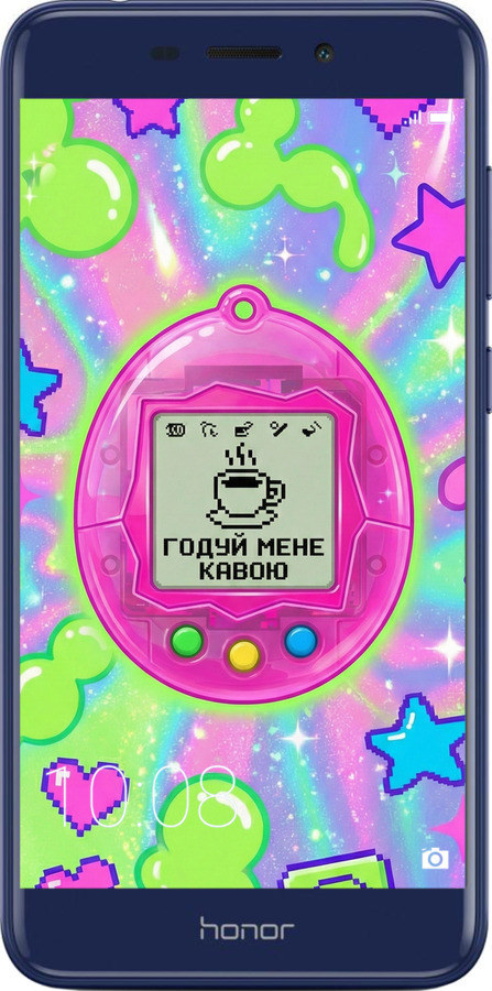 Силиконовый чехол Y2K Aesthetic Retro Pet: Годуй мене кавою для Huawei Honor 6C Pro - 6784u-1358 изображение 