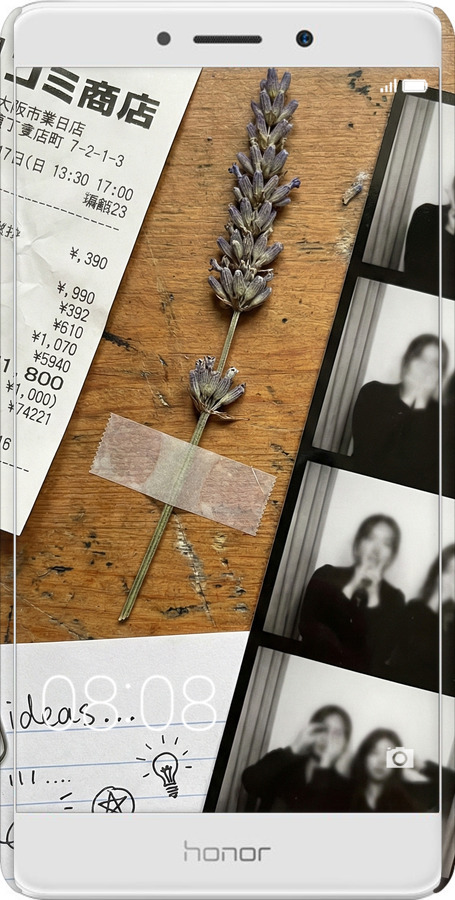 3D пластиковий матовий чехол Aesthetic Scrapbook Collage для Huawei Honor 6X - 6773m-460 изображение 