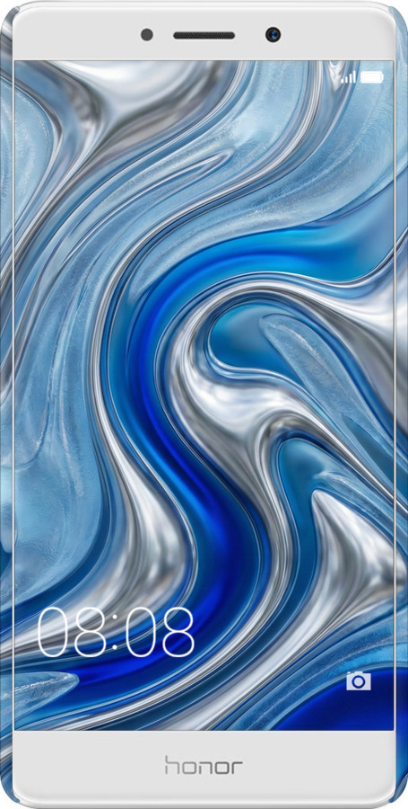 3D пластиковий матовий чехол Liquid Chrome для Huawei Mate 9 Lite - 6781m-474 изображение 