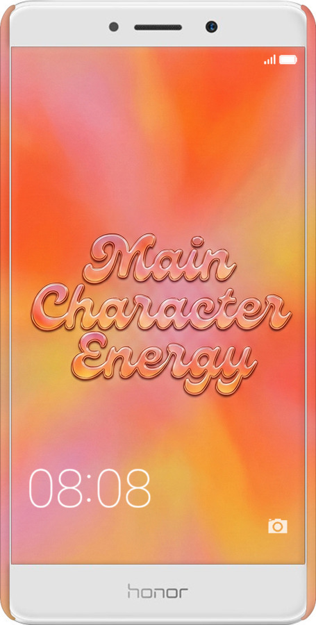 3D пластиковий матовий чехол Aura Gradient Main Character Energy Aesthetic Y2K для Huawei Honor 6X - 6783m-460 изображение 