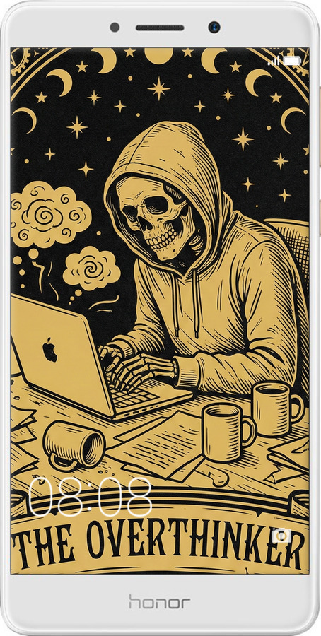 2D пластиковый чехол The Overthinker для Huawei GR5 2017 - 6774t-473 изображение 