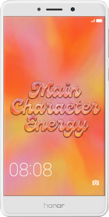 2D пластиковый чехол Aura Gradient Main Character Energy Aesthetic Y2K для Huawei Honor 6X - 6783t-460 изображение 