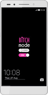 Силіконовий чехол Bitch mode для Huawei Honor 7 - 4548u-138 изображение 