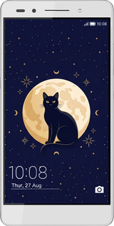 Силиконовый чехол Cute Cat Celestial/Witchy для Huawei Honor 7 - 6787u-138 изображение 