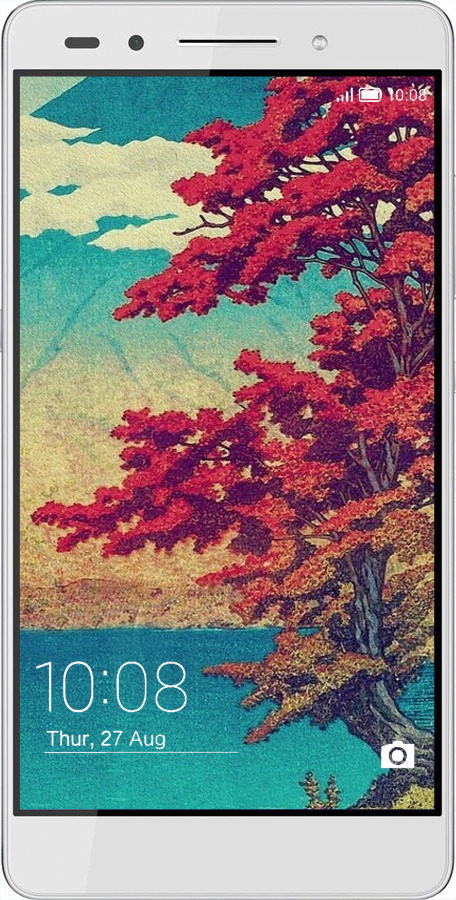 Силіконовий чехол Із зображенням природи для Huawei Honor 7 - 6469u-138 изображение 