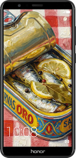 2D пластиковый чехол Vintage Sardine Tin Phone для Huawei Honor 7X - 6772t-1139 изображение 