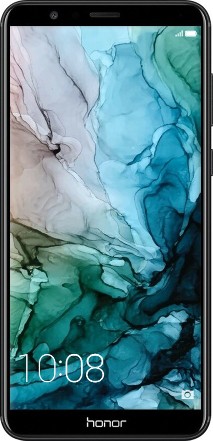 Силіконовий чехол З абстрактним малюнком барвисті Солоні береги для Huawei Honor 7X - 6405u-1139 изображение 