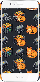 3D пластиковый матовый чехол Autonomous Zone для Huawei Honor 8 - 6771m-351 изображение 