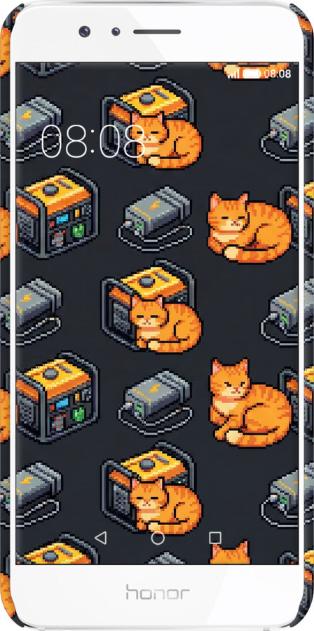 3D пластиковый матовый чехол Autonomous Zone для Huawei Honor 8 - 6771m-351 изображение 