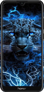 3D пластиковый матовый чехол Ледяной леопард для Huawei Honor 8A - 6460m-1635 изображение 