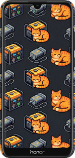 3D пластиковый матовый чехол Autonomous Zone для Huawei Honor 8A - 6771m-1635 изображение 