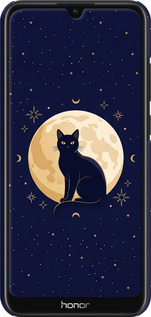 3D пластиковий матовий чехол Cute Cat Celestial/Witchy для Huawei Y6s - 6787m-1871 изображение 