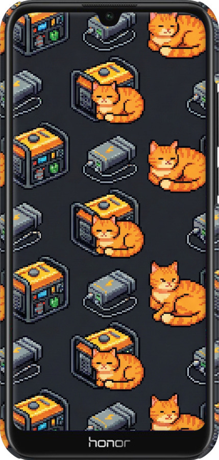 3D пластиковый матовый чехол Autonomous Zone для Huawei Honor 8A - 6771m-1635 изображение 